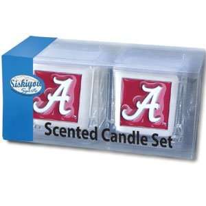 Alabama Crimson Tide College Candle Set