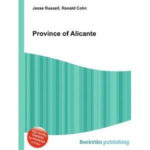 Province of Alicante Ronald Cohn Jesse Russell  Books