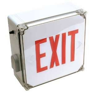  Wet Location LED Exit Sign Single Face