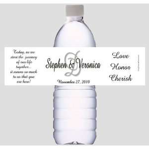 Wedding Water Bottle Labels for Wedding Favors or decorations 