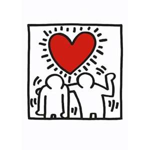 Wedding Invitation   Poster by Keith Haring (20 x 28)  