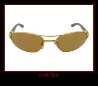 Authentic Vintage Cartier Paris Sunglasses with case Cateye lense 