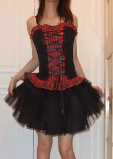 diy black fairy tutu skirt gothic lolita punk rock NEW  