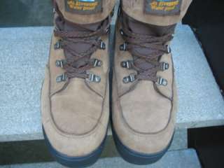 Mt. Everest Used Brown Hiking Boots 11  WATERPROOF  
