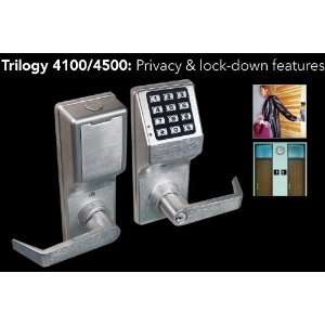 Alarm Lock Trilogy cylindrical w/privacy PDL4100IC Interchangeable 