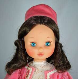 Vintage Furga Doll Made in Italy Gone With the Wind 18 Model Brunette 