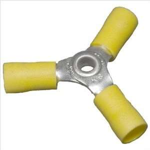Vinyl Insulated 3 Way Connectors in Yellow with 12 10 Wire [Set of 