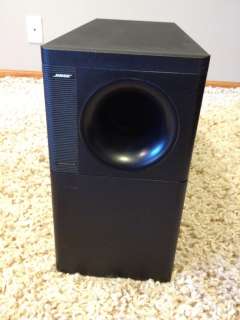 BLACK BOSE ACOUSTIMASS 9 SERIES POWERED SUBWOOFER FOR HOME THEATER NO 