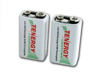 2Pcs Centura 9V Low Self Discharge NiMH Rechargeable Batteries