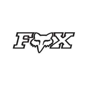  Fox Racing FheadX TDC Sticker 6 Black Automotive