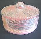 lucite powder box  