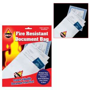 Fire Resistant Document Protection Bags   US Patrol  