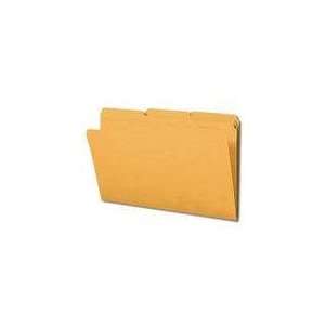  Tab File Folder, Goldenrod, Legal Size, 11 pt, Reinforced Tab, Third 