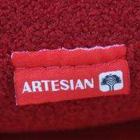 artesian knoll saarinen style red seat cushion soft fluffy firm 