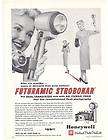 RARE 1958 Honeywell Futuramic Strobonar 64 B Flash Ad