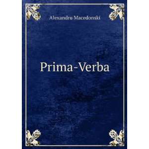  Prima Verba Alexandru Macedonski Books