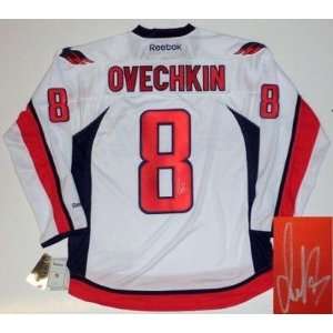  Alex Ovechkin Autographed Jersey   Away Real Rbk Sports 