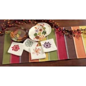  Tag Fall Flora Appetizer Plates, Set of 4 Kitchen 