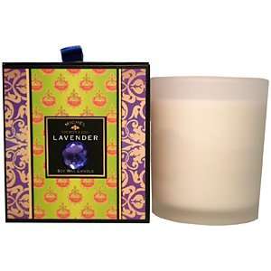  Michel Lavender 14 Oz. Soy Wax Candle In Glass Beauty