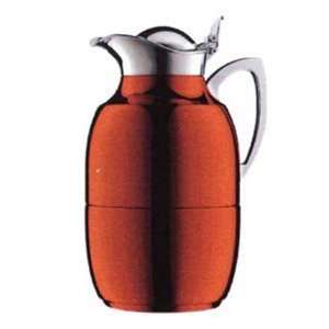  Juwel Carafe Lacquered Aluminum Burgundy Carafe 1L. 8 Cup 