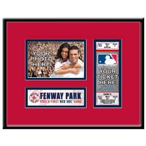   Boston Red Sox Personalized First Game Ticket Frame