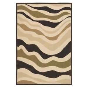 Couristan Urbane Heat Wave Sand and Brown 57290029 Eco Friendly 52 x 