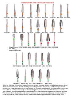 Dental Lab Carbide burs, dental burs, drills  