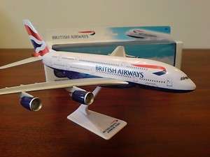 A380 British Airways BA Airbus BIG A380 Model New Biggest Plane. To 