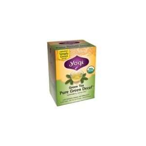 Yogi Simply Green Decaf Tea ( 6x16 BAG) Grocery & Gourmet Food