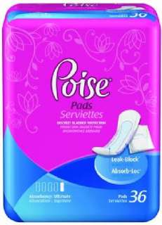 Poise Pads Ultimate Coverage Bladder Protection 36 ea  