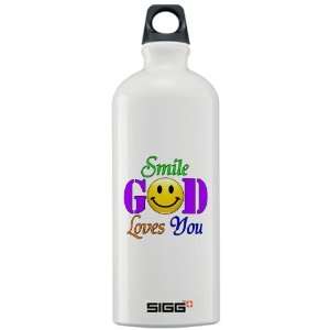  Sigg Water Bottle 1.0L Smile God Loves You Everything 