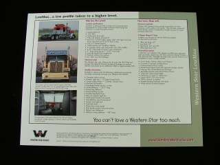 2002 Western Star Trucks Lowmax Sheet 4900 EX  