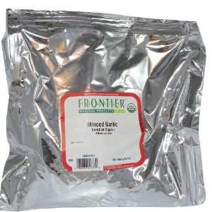 Frontier Bulk Garlic, Minced CERTIFIED ORGANIC, 16 oz Foil Bag  