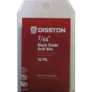    Disston 7/64 Black Oxide Drill Bits; 10 Pack