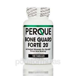  Perque Bone Guard Forte 20 100 Tablets Health & Personal 