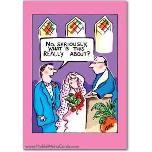  Funny Wedding Card No Seriously Humor Greeting Benita 