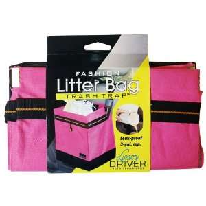   Driver 12481 Pink Fashion Litter Bag Trash Trap Organizer Automotive
