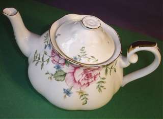 Royal Albert English Rose Tea Pot With Lid New  