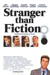 Stranger than Fiction Intl Orig Movie Poster 27x40 DS  