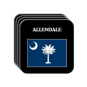 US State Flag   ALLENDALE, South Carolina (SC) Set of 4 Mini Mousepad 