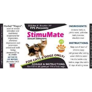  StimuMate Herbal remedy for CATS and DOGS