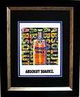 ABSOLUT VODKA print ad by MARCUS SUAREZ   Matted & Framed 14.25x 17 