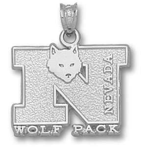   Nevada Reno N Wolf Pendant (Silver) 