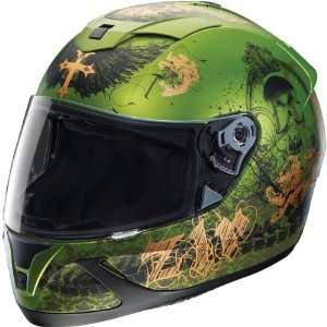  Z1R JACKAL PANDORA HELMET GREEN SM Automotive