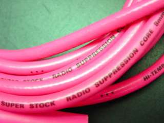 New set Hot Pink 8MM Accel universal spark plug wires  