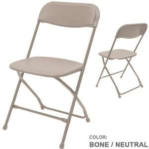  Phoenixx Plastic Folding Chair Color Bone / Neutral (6pcs 