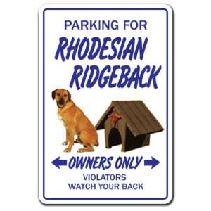  RHODESIAN RIDGEBACK ~Novelty Sign~ dog pet signs hound 