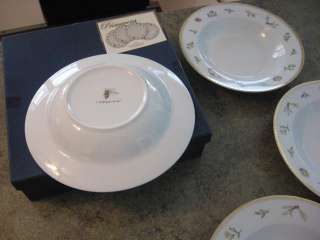 SET OF 4 GODINGER PRIMAVERA SOUP BOWL PLATE NEW INBOX  