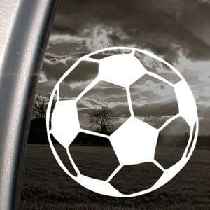  Soccer Ball Decal Car Truck Bumper Window Sticker Arts 