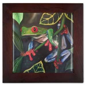  Red Eyed Tree Frog Ceramic Wall Decoration